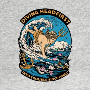 Diving Into Trouble (light) T-Shirt